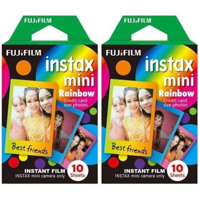 FUJIFILM  Instax Mini Rainbow Film 10 poses