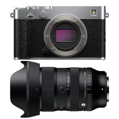 FUJIFILM  X-E5 Silver + SIGMA 17-40mm f/1.8 - Neuf