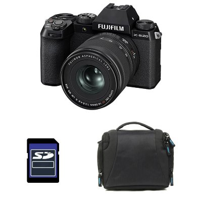 FUJIFILM  X-S20 NOIR + 16-50mm Garanti 3 ans + Sac + Carte SD 8 Go