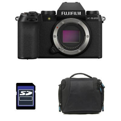 FUJIFILM  X-S20 NOIR NU Garanti 3 ans + Sac + Carte SD 8 Go