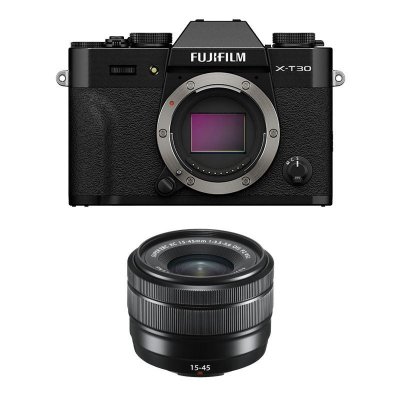 FUJIFILM  X-T30 III NOIR + Objectif 15-45mm f/3.5-5.6 OIS Garanti 3 ans