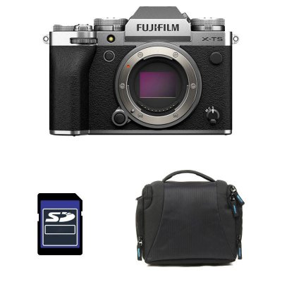 FUJIFILM  X-T5 NU Silver Garanti 3 ans + Sac + Carte SD 8 Go