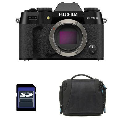 FUJIFILM  X-T50 NOIR Garanti 3 ans + Sac + Carte SD 8 Go