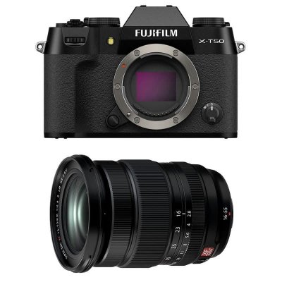 FUJIFILM  X-T50 Noir + XF 16-55mm f/2.8 LM WR II Garanti 3 ans