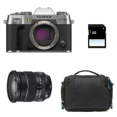 FUJIFILM  X-T50 SILVER + 16-80 Garanti 3 ans + Sac + Carte SD 8 Go