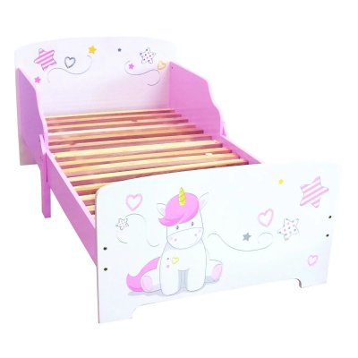 FUN HOUSE  713044 Licorne Lit pour Enfant, Blanc, &agrave; partir de 3 ans