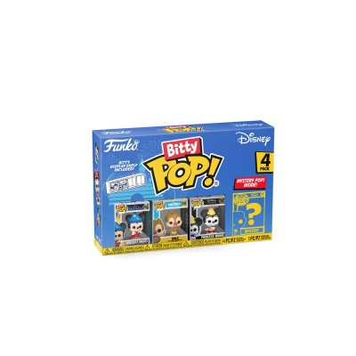 FUNKO  Disney pack 4 figurines Bitty POP! Vinyl Sorcerer Mickey 2,5 cm