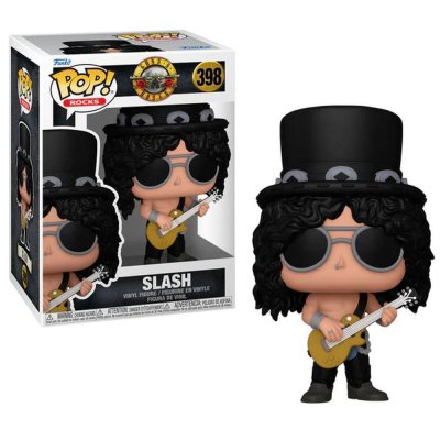 FUNKO  Guns N&acute; Roses Pop! Rocks Vinyl Slash 1990&acute;s 9 Cm Figure Noir 