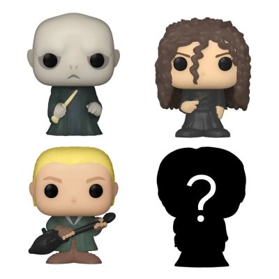 FUNKO  Harry Potter pack 4 figurines Bitty POP! Vinyl Voldemort 2,5 cm