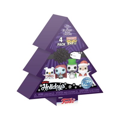 FUNKO  pack figurines Pocket Pop L'&eacute;trange No&euml;l de Mr. Jack