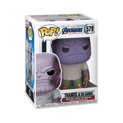 FUNKO  Pop ! Marvel : Avengers Endgame - Casual Thanos with Gauntlet 