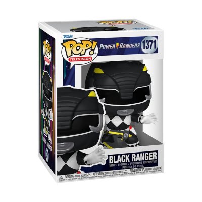 FUNKO  Power Rangers 30th Figurine POP! TV Vinyl Black Ranger 9 cm- -