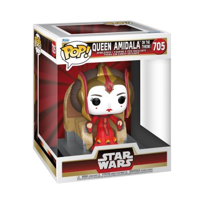 FUNKO  Star Wars POP! Deluxe Vinyl figurine Amidala on Throne 9 cm - Figurine - FK76012 