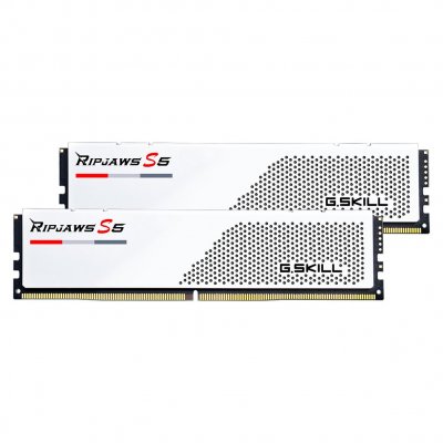 G.SKILL  Ripjaws S5 White - 2 x 32 Go (64 Go) - DDR5 6000 MHz - CL28 