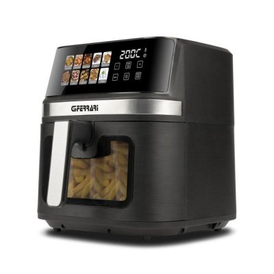 G3FERRARI G3 Ferrari Friggisano 8L Unique 1700 W Friteuse d'air chaud Noir