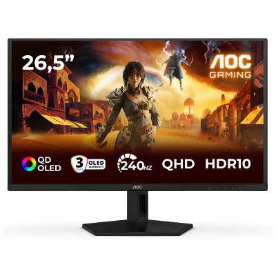 AOC G4 Q27G41ZDF &eacute;cran plat de PC 67,3 cm (26.5"") 2560 x 1440 pixels Quad HD QD-OLED Noir, Rouge