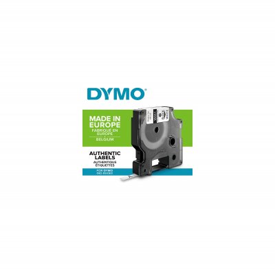 DYMO Gaine thermo-r&eacute;tractable  Rhino 6 mm HST noir sur blanc 18051