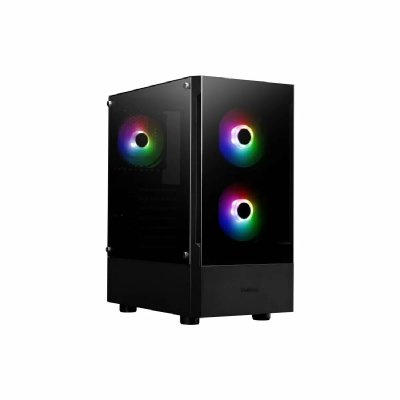 GAMDIAS  Boitier Moyen Tour ATX Talos E3 RGB avec panneau vitr&eacute; (Noir)