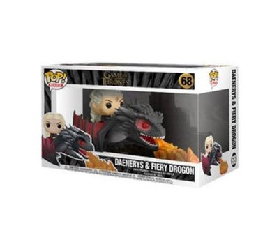 FUNKO Game of thrones - figurine pop! Daenerys on fiery drogon 18 cm 