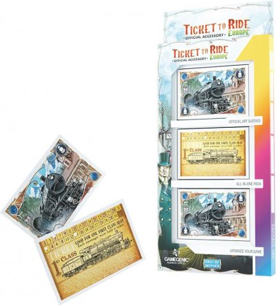 ASMODEE Gamegenic GG : Prot&egrave;ges-cartes Aventuriers du Rail Europe- - Accessoi