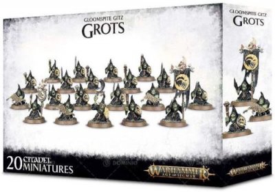 GAMES WORKSHOP  Warhammer AoS - Gloomspite Gitz Grots 99120209010 Noir