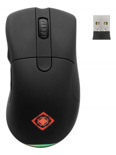 DELTACO GAMING GAMING - DM430 - Souris gaming optique Sans fil/USB-C, 16000 DPI, 1000 Hz, RGB