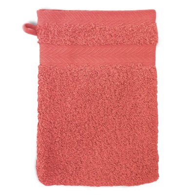 LINNEA Gant De Toilette 16x21 Cm Royal Cresent Rouge Terre Cuite 650 G/M2