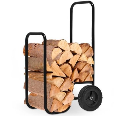 GARDEBRUK  Chariot pour bois de chauffage 56x45x105cm