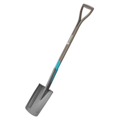 GARDENA  17000-20 pelle et pioche Pelle &agrave; drain Acier Noir