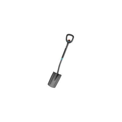 GARDENA  17020-20 pelle et pioche Pelle &agrave; drain Acier inoxydable Noir