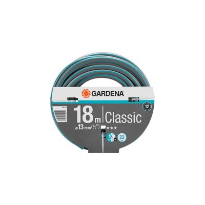GARDENA  18002-20 tuyau d''arrosage 18 m PVC Noir, Gris, Orange