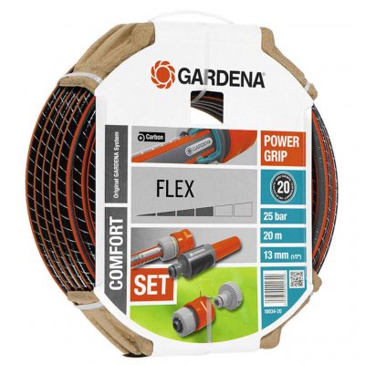 GARDENA  Comfort FLEX - Tuyau (d'arrosage) - avec arr&ecirc;t d'eau - 20 m
