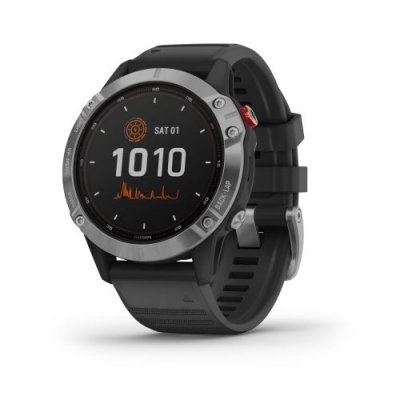 GARMIN  Fenix 6 SOLAR Argent/Noir