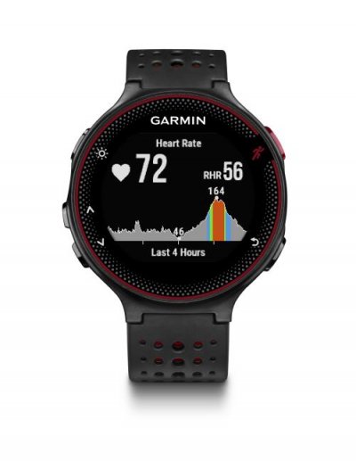 GARMIN  Forerunner 235 Montre GPS de course connect&eacute;e avec cardio - Noir/Rouge 