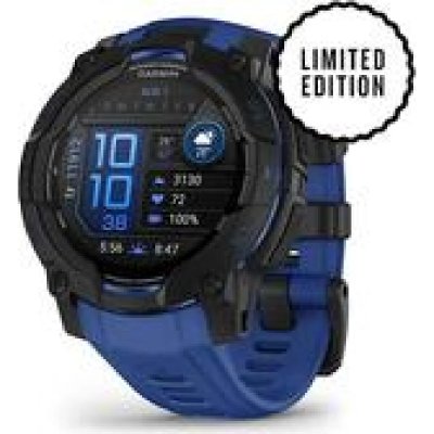 GARMIN  Instinct 3 45mm AMOLED schwarz/bolt blue (010-02936-03)
