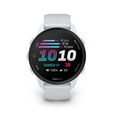 GARMIN  - Montre GPS - Forerunner 70 Blanc  en Silicone