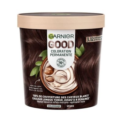 GARNIER  Good Coloration Permanente 3.12 Ch&acirc;tain Fonc{ Myrtille