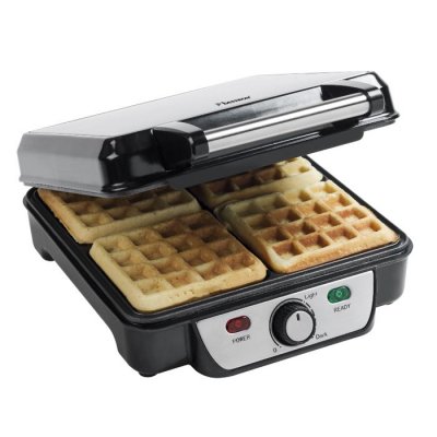 BESTRON Gaufrier 1100w Noir/Inox Asw281