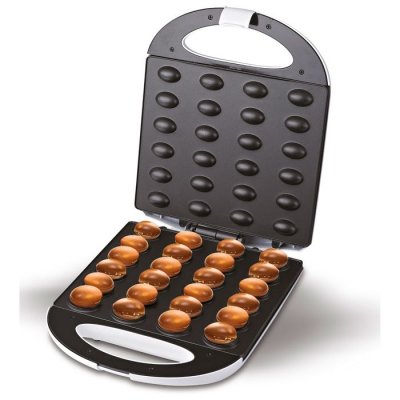 Gaufrier &agrave; Noix - Mesko - MS3081 - 1600W - Plaques Antiadh&eacute;sives - 24 Moiti&eacute;s de P&acirc;te
