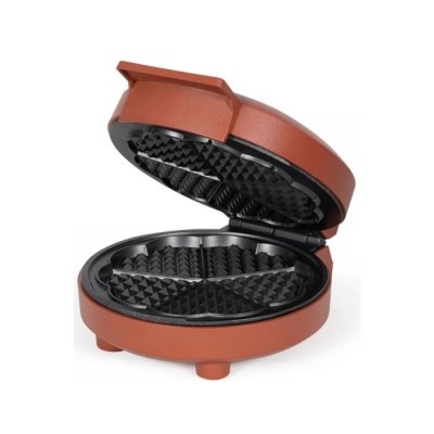 LIVOO Gaufrier coeur 1000w rouge -  - DOP255R