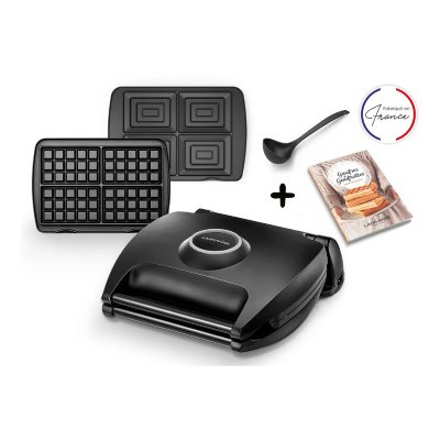 LAGRANGE Gaufrier et croque-monsieur  089004 1700 W Noir