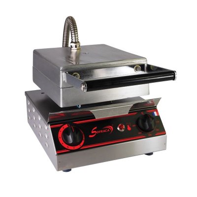  Gaufrier Professionnel Snacky c&ocirc;ne &eacute;lectrique - 1 c&ocirc;ne - Sofraca -