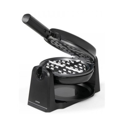 LIVOO Gaufrier rotatif 1000w noir -  - DOP252