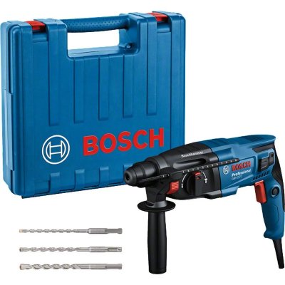 BOSCH PROFESSIONAL GBH 2-21 coffret Tool, 3 forets SDS Plus (3 pcs: 6/8/10mm) - WEU