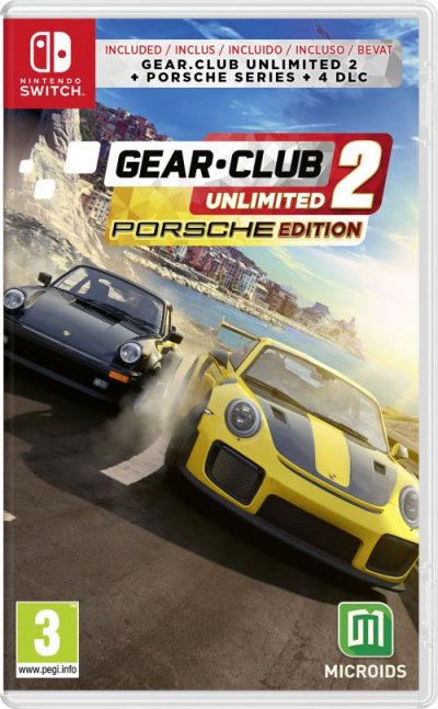 JUST FOR GAMES Gear-Club Unlimited 2 Porsche Edition Nintendo Switch