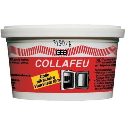 GEB  - Collafeu colle pour produit r&eacute;fractaire, pot diam&egrave;tre 300g