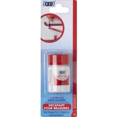 GEB  D&eacute;capant pour brasure forte cuivre phosphore argent 30 g