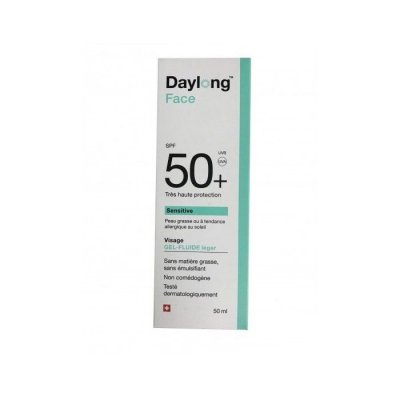 DAYLONG Gel fluide -  - SPF50+ - Peaux grasses - 50ml - Hypoallerg&eacute;nique 