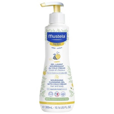 MUSTELA Gel Lavant B&eacute;b&eacute; Cold Cream Corps/cheveux  - Le Flacon De 300 Ml