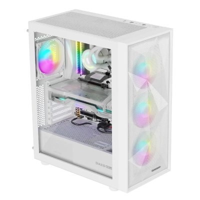 GENESIS  Diaxid 605 Argb Midi Tower Blanc